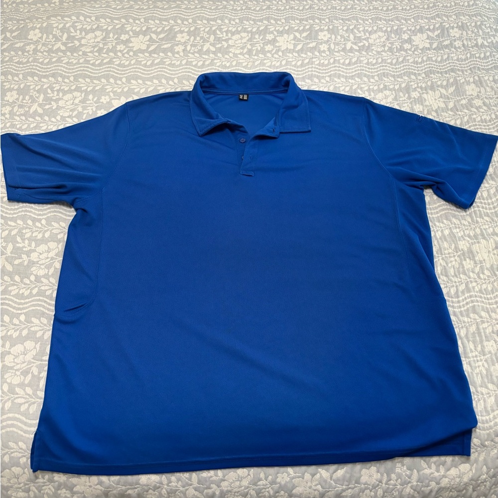 Amazon Blue Polo Shirt Classic Design